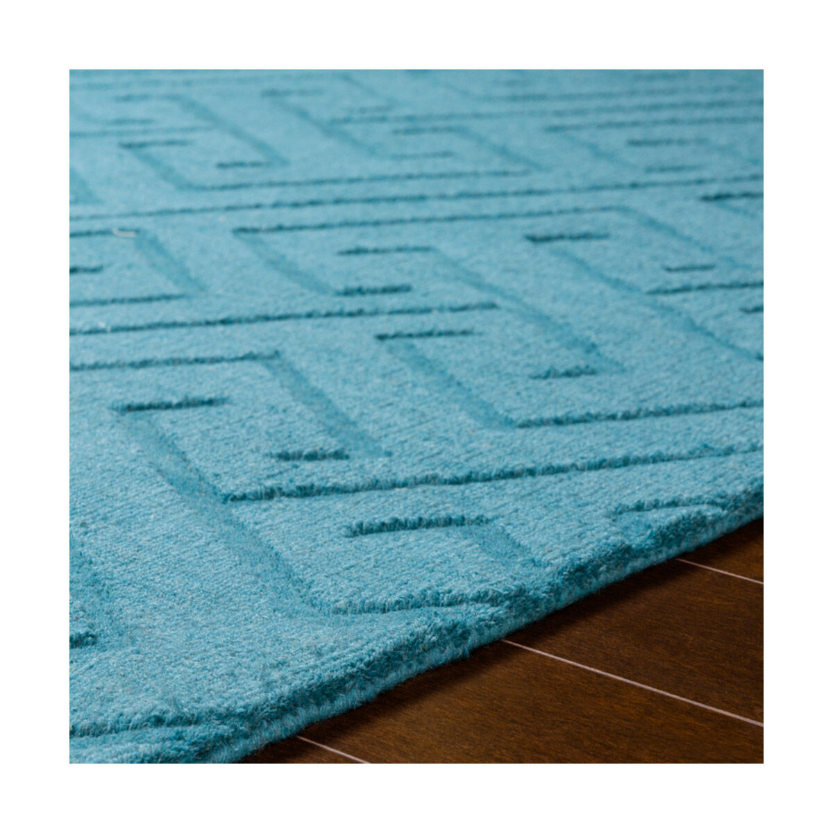 Mystique 96 X 30 inch Emerald Rugs, Runner