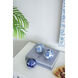 Aline Blue and White Decorative Accent