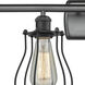 Austere Barrington 4 Light 36 inch Matte Black Bath Vanity Light Wall Light