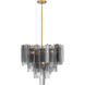 Torvento 9 Light 25.25 inch Legacy Brass Pendant Ceiling Light