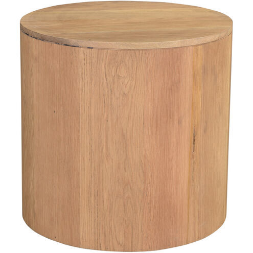 Theo 19 X 19 inch Wood - Natural Nightstand 
