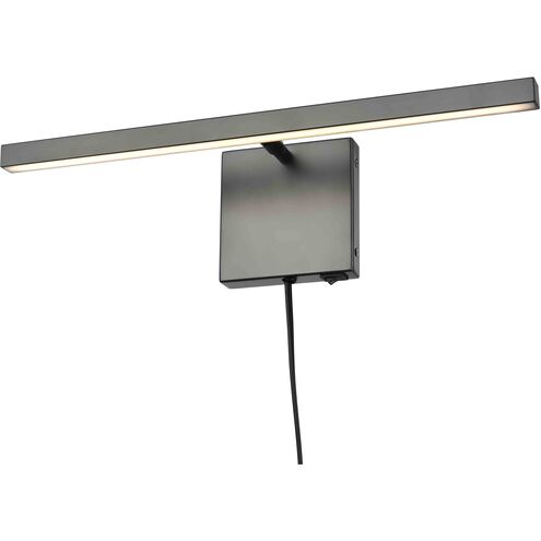 Maud AC LED LED Graphite Plug-In Sconce Wall Light