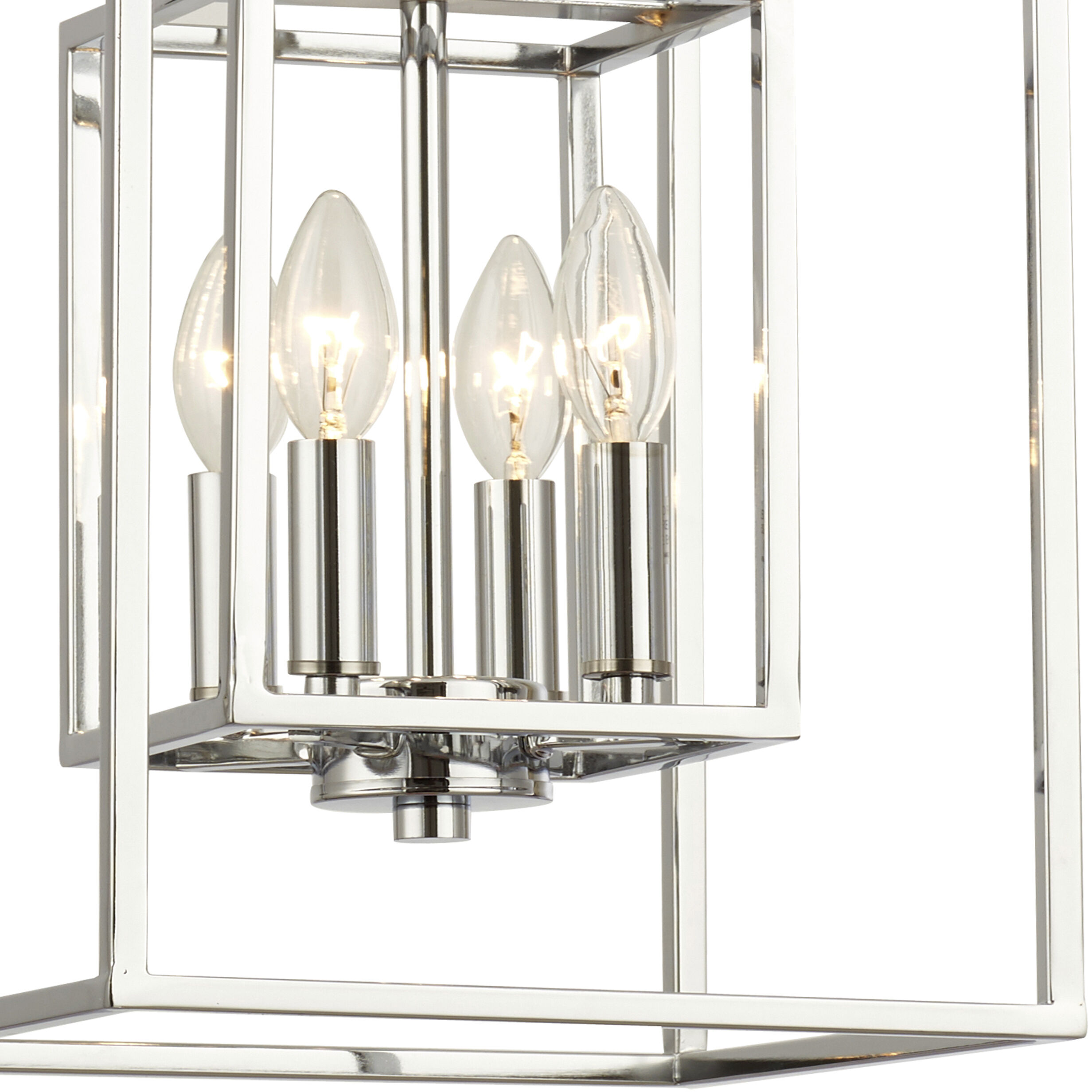 Dekalb 4 Light 10 inch Chrome Pendant Ceiling Light