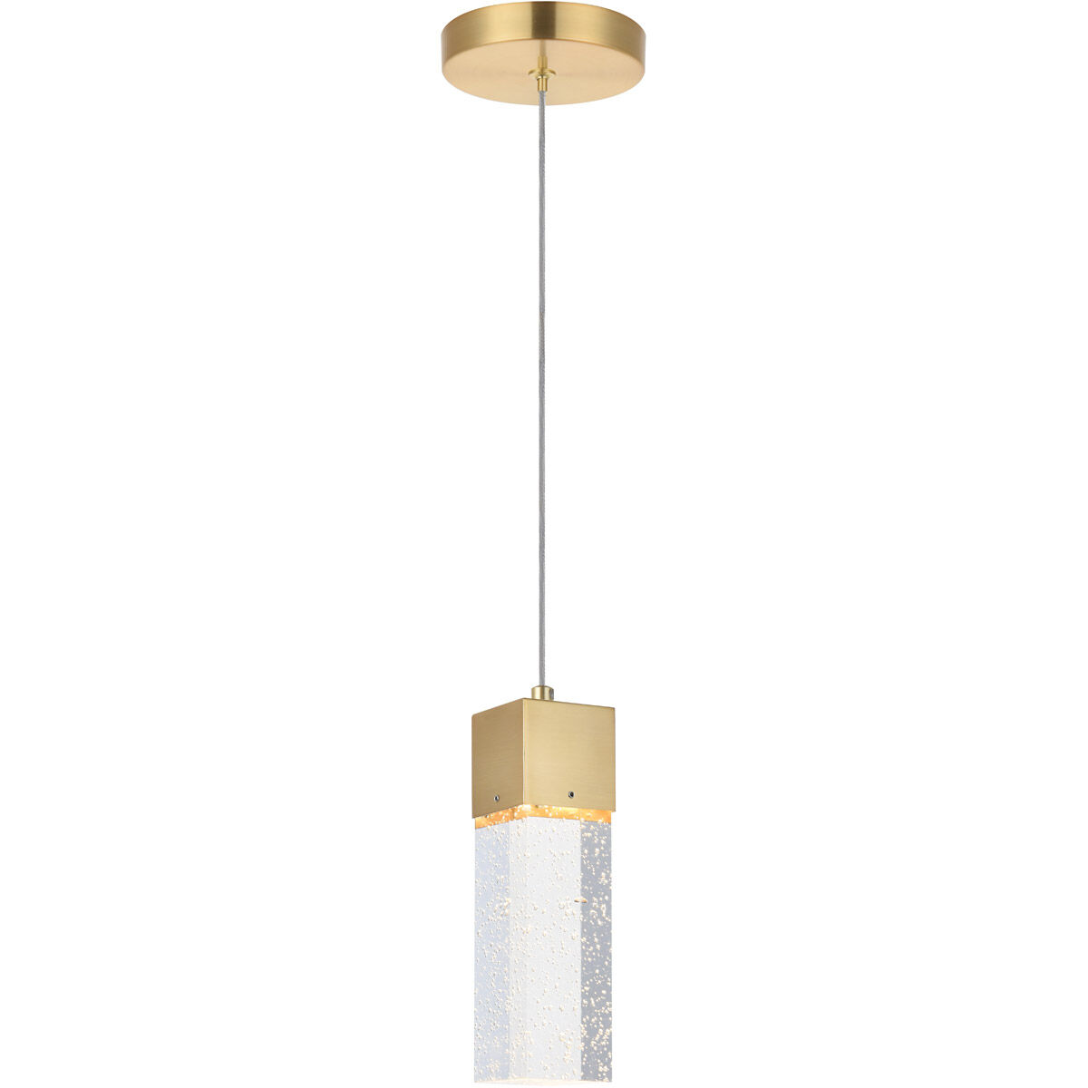 Novastella LED 5 inch Gold Pendant Ceiling Light