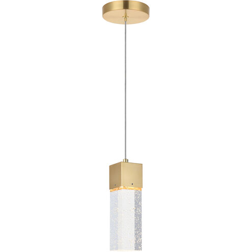 Novastella LED 5 inch Gold Pendant Ceiling Light