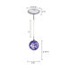 Tori 1 Light 4 inch Satin Nickel Mini Pendant Ceiling Light