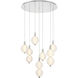 Palmas 7 Light 24 inch Nickel Chandelier Ceiling Light