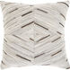 Zander 20 X 20 inch Dark Brown Pillow Kit, Square