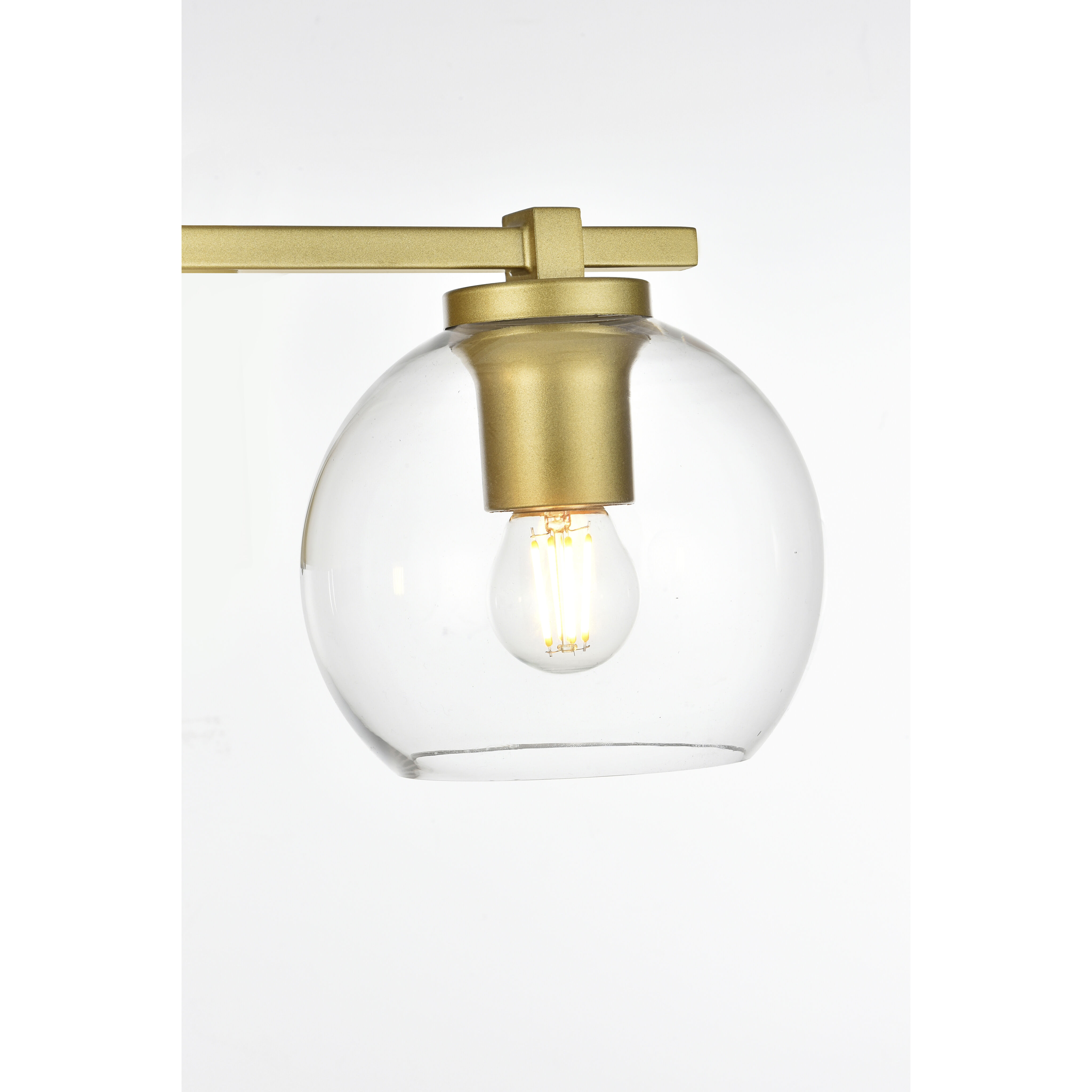 Juelz 3 Light 24 inch Brass Bath Sconce Wall Light