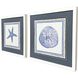 Seaside Blues Blue Framed Art, Propac