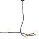 Slide 3 Light 45.2 inch Natural Iron Pendant Ceiling Light