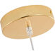 Canada 3 Light 16 inch Gold Pendant Ceiling Light