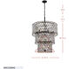 Windsor 13 Light 31.75 inch Carbon and Havana Gold Chandelier Ceiling Light