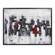 Women In The Red Dress 40 X 30 inch Hand Painted Canvas