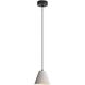 Clarus LED 7.63 inch White Sandstone Cement Pendant Ceiling Light