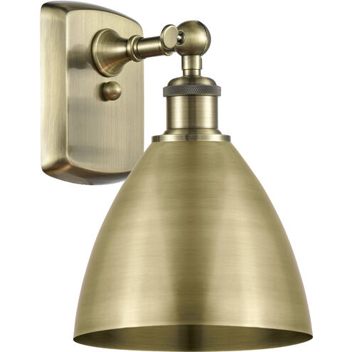 Ballston Dome LED 7.5 inch Antique Brass Sconce Wall Light