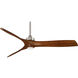 Aviation 60 inch Brushed Nickel/Distressed Koa with Distressed Koa Blades Ceiling Fan