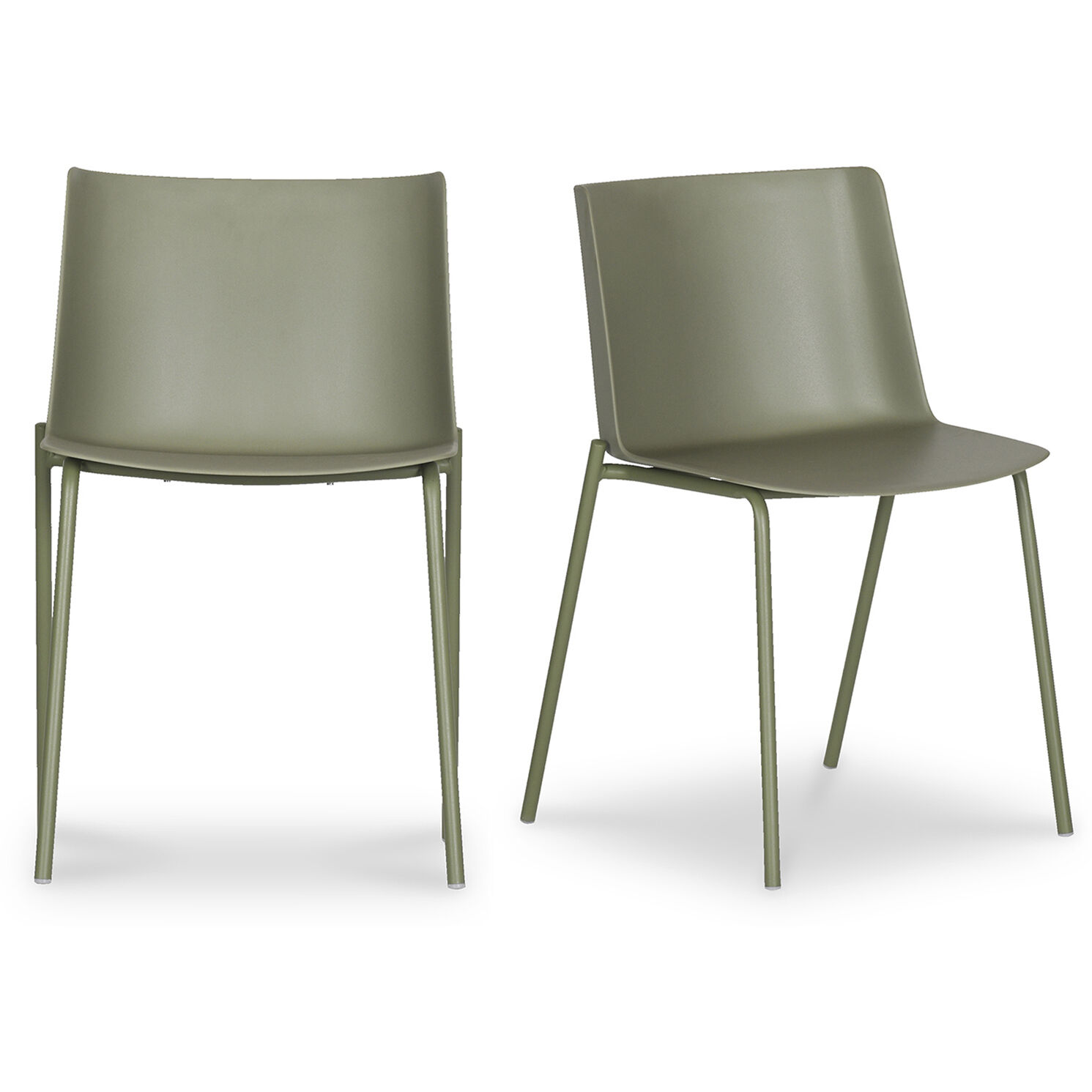 Silla Green Outdoor Dining Chair