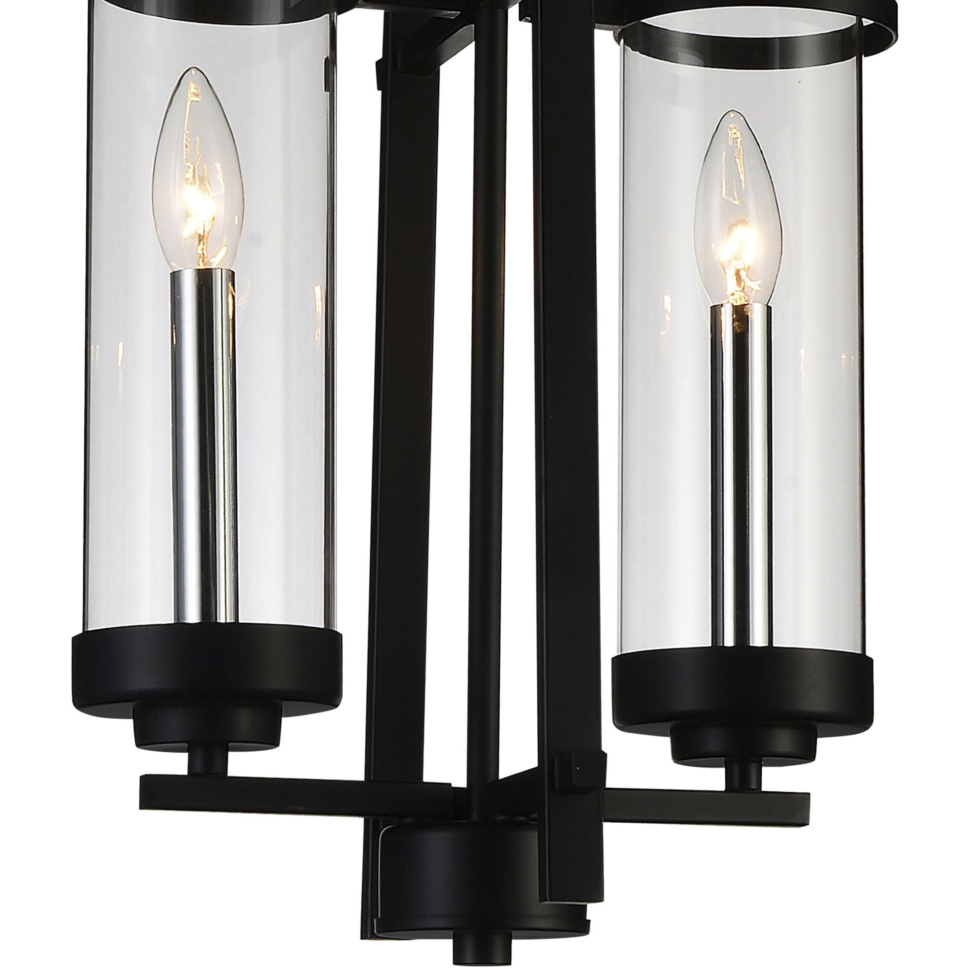 Sierra 2 Light 9 inch Black Up Mini Pendant Ceiling Light
