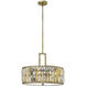 Gemma LED 21.25 inch Silver Leaf Foyer Light Ceiling Light