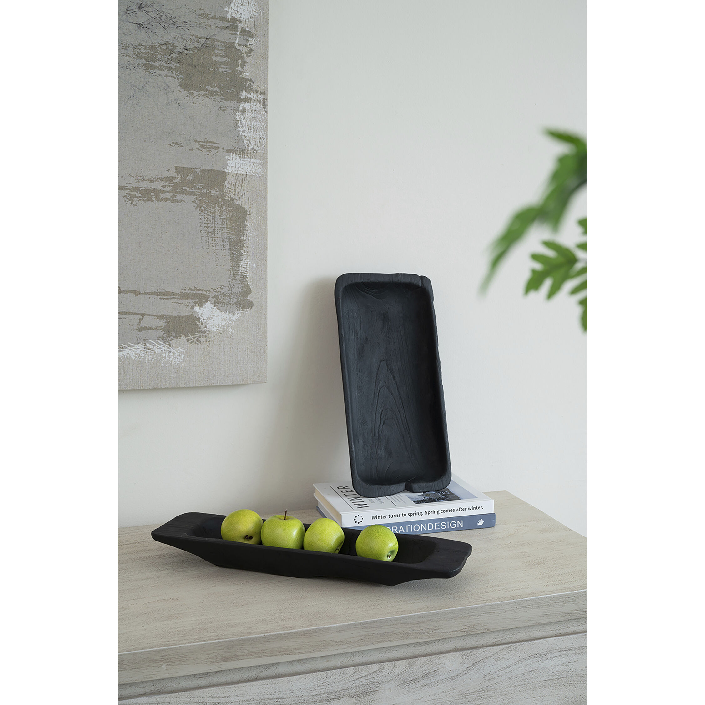 Rectangular Teak Natural Tray