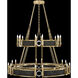 Mirage 24 Light 50 inch Gold Chandelier Ceiling Light