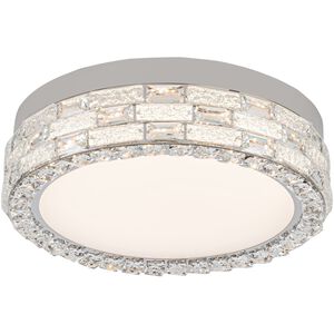 Elegance LED 19.69 inch Polished Nickel Flush Mount Ceiling Light