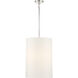 Palmetto 4 Light 14.5 inch Polished Nickel Pendant Ceiling Light