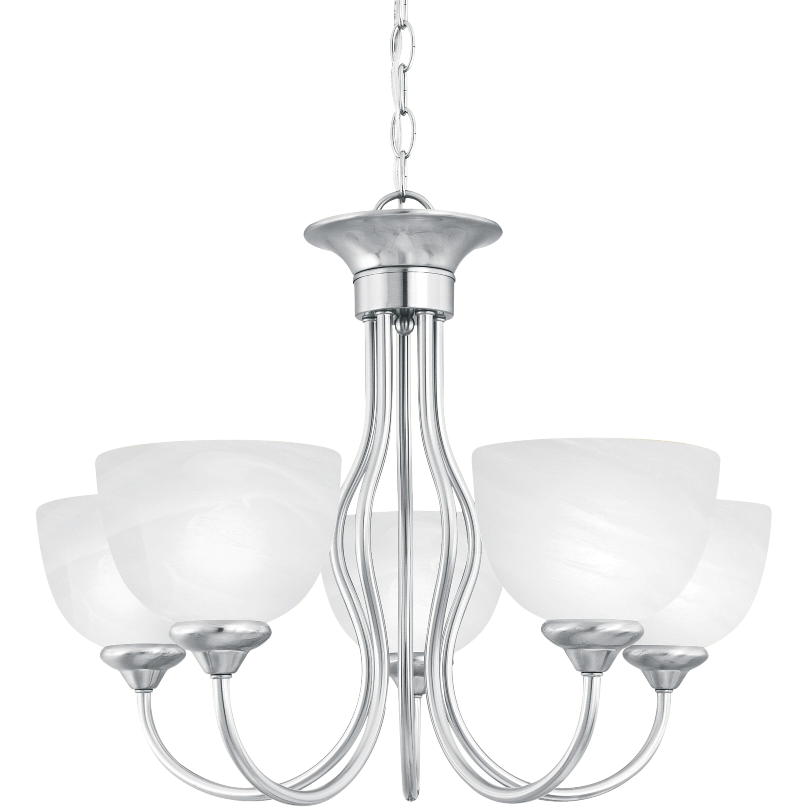 Tahoe 5 Light 24 inch Brushed Nickel Chandelier Ceiling Light