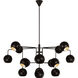 Christiane Lemieux Chaumont 16 Light 48 inch Aged Iron Chandelier Ceiling Light