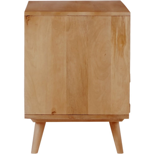 O2 22 X 22 inch Brown Nightstand
