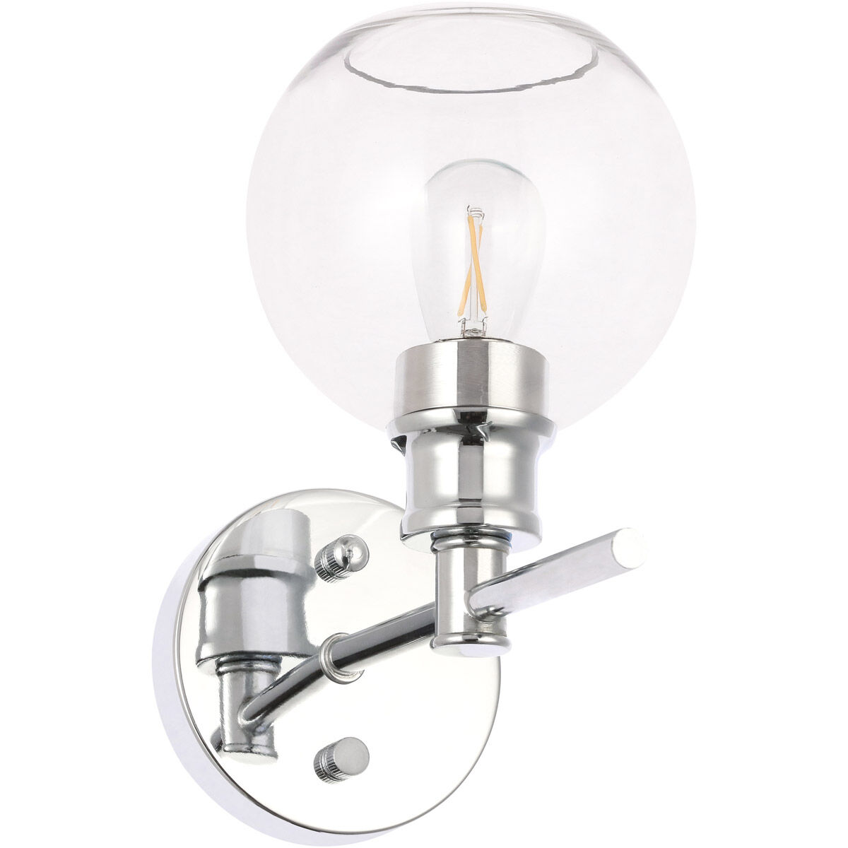 Collier 1 Light 6 inch Chrome Wall sconce Wall Light