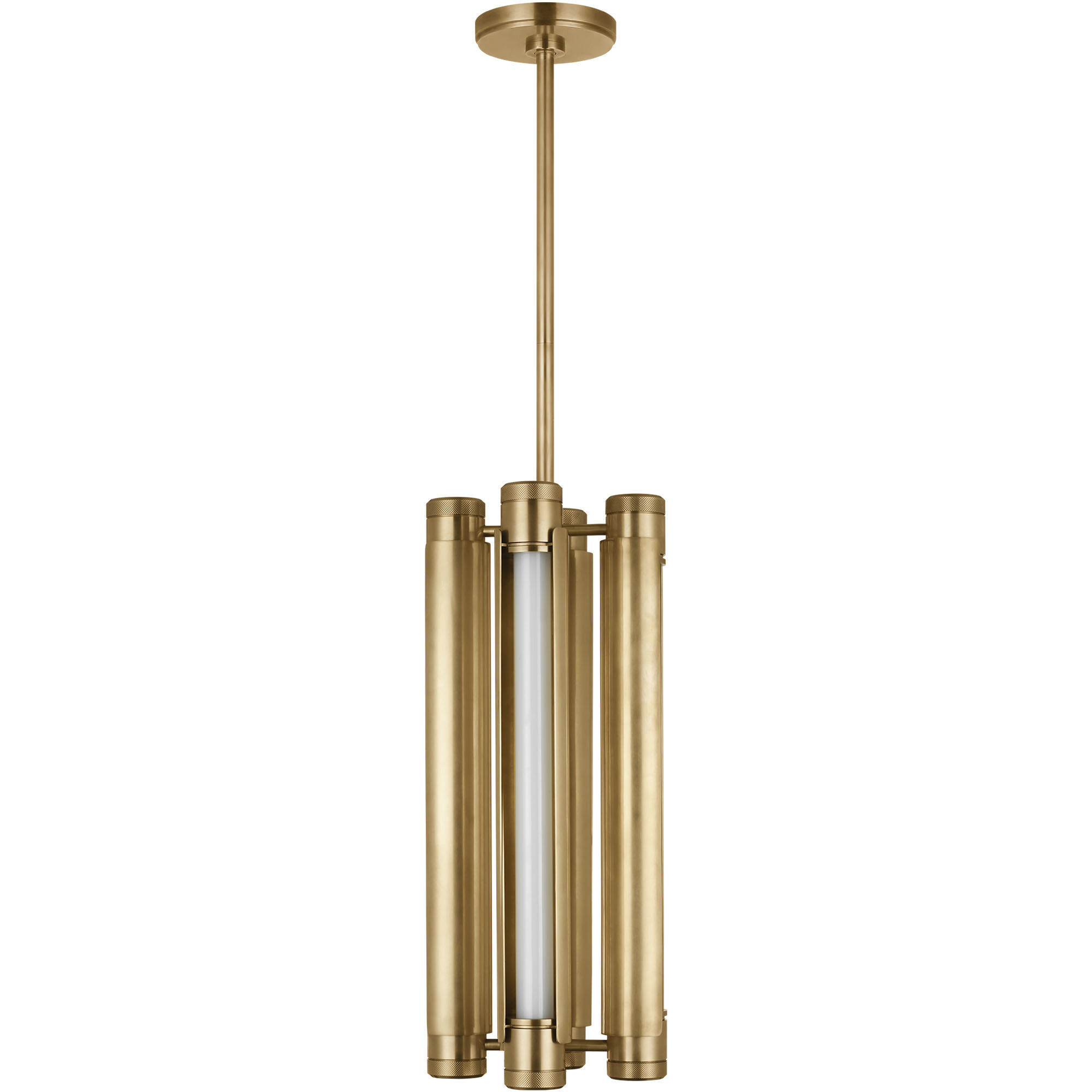Avroko Capa LED 10 inch Hand Rubbed Antique Brass Pendant Ceiling Light