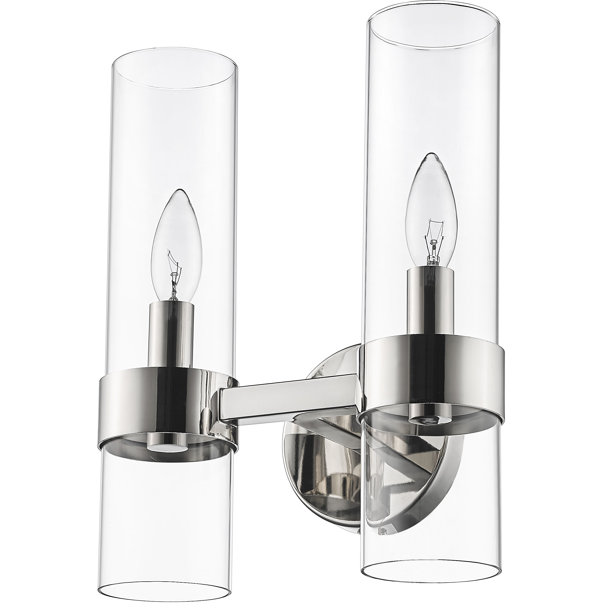 Datus 2 Light 6.5 inch Polished Nickel Wall Sconce Wall Light