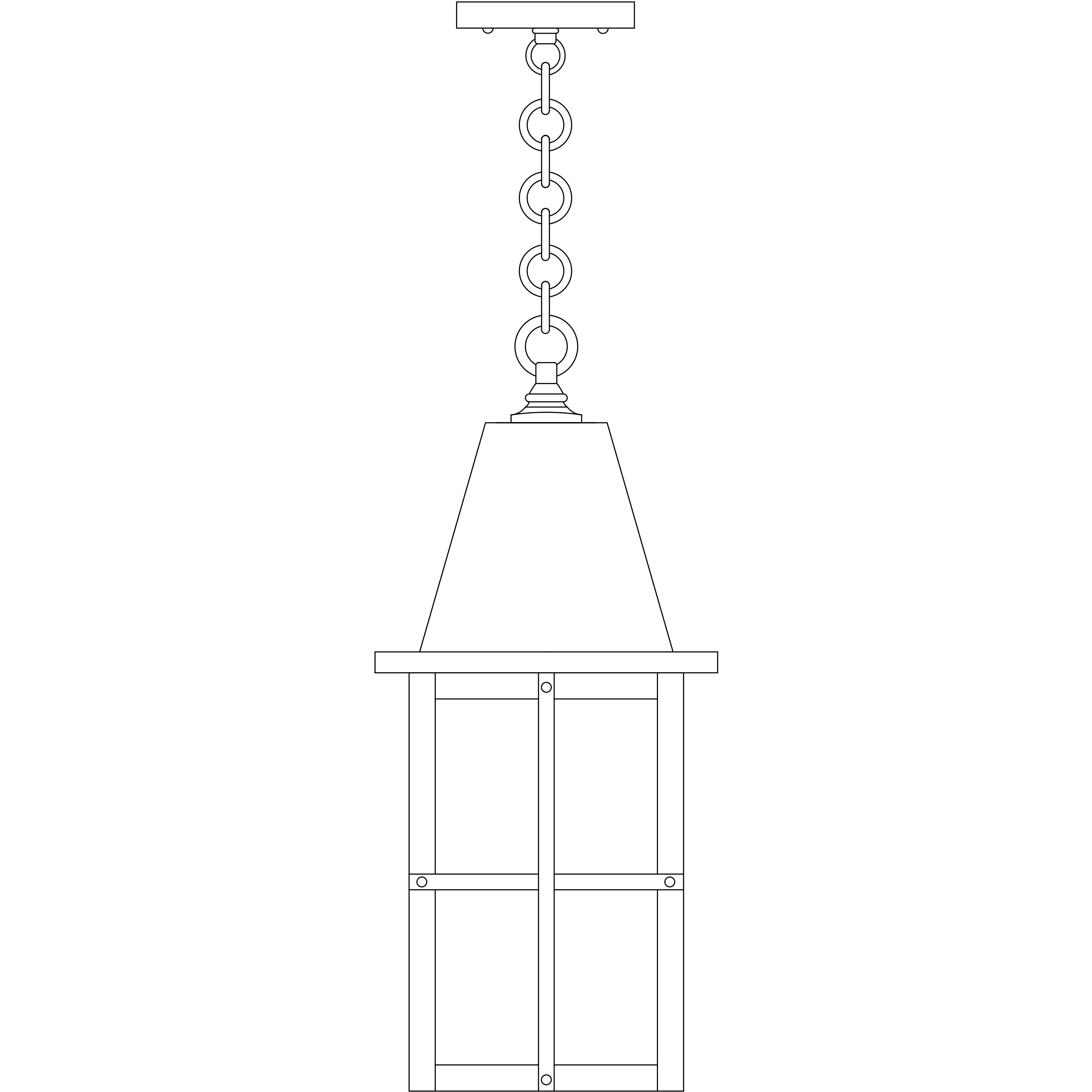 Hartford 1 Light 8 inch Mission Brown Pendant Ceiling Light in White Opalescent