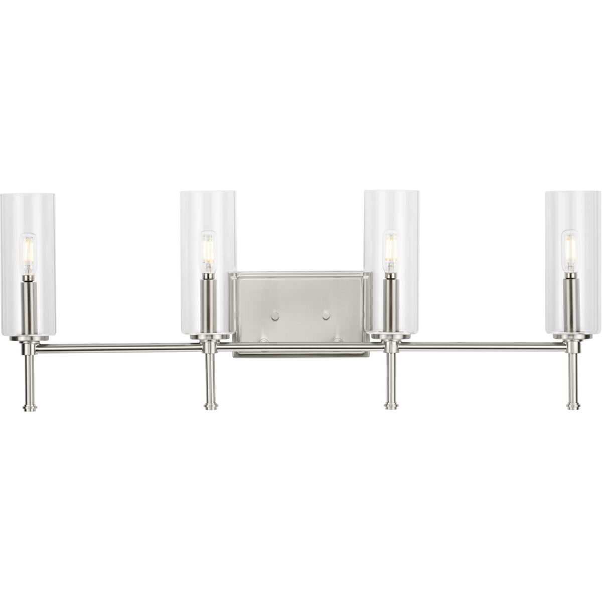Elara 4 Light 32 inch Brushed Nickel Bath Vanity Wall Light