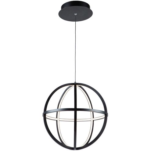 Celestial 4 Light 13.75 inch Matte Black Chandelier Ceiling Light