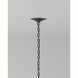 Shipwright 6 Light 38.5 inch French Black Chandelier Ceiling Light