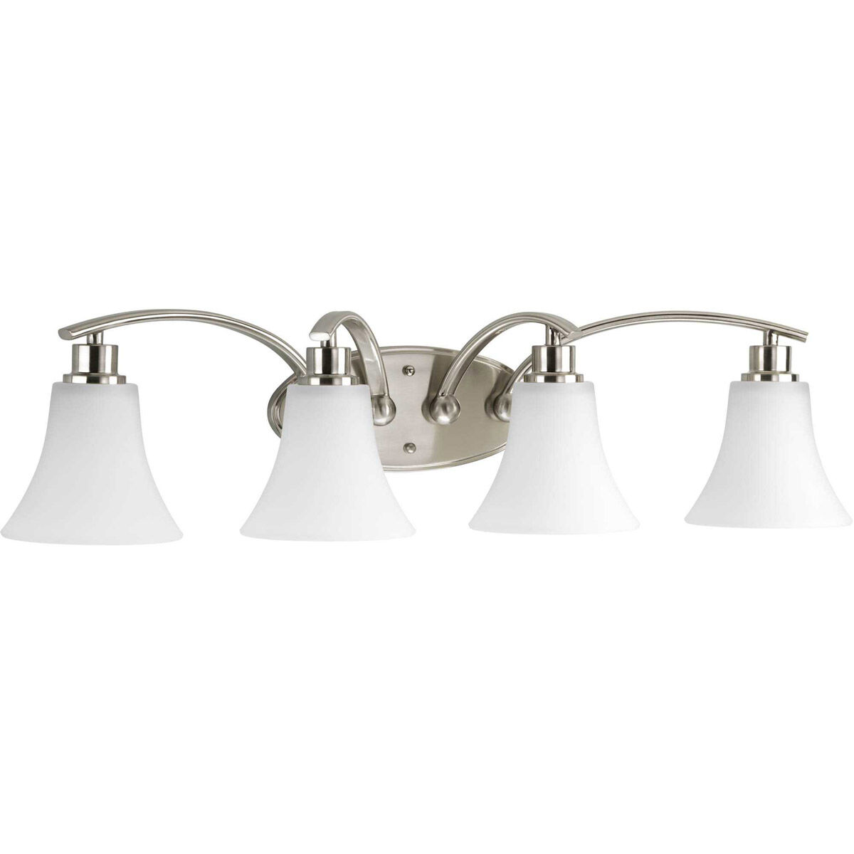 Athy 4 Light 30 inch Brushed Nickel Bath Vanity Wall Light