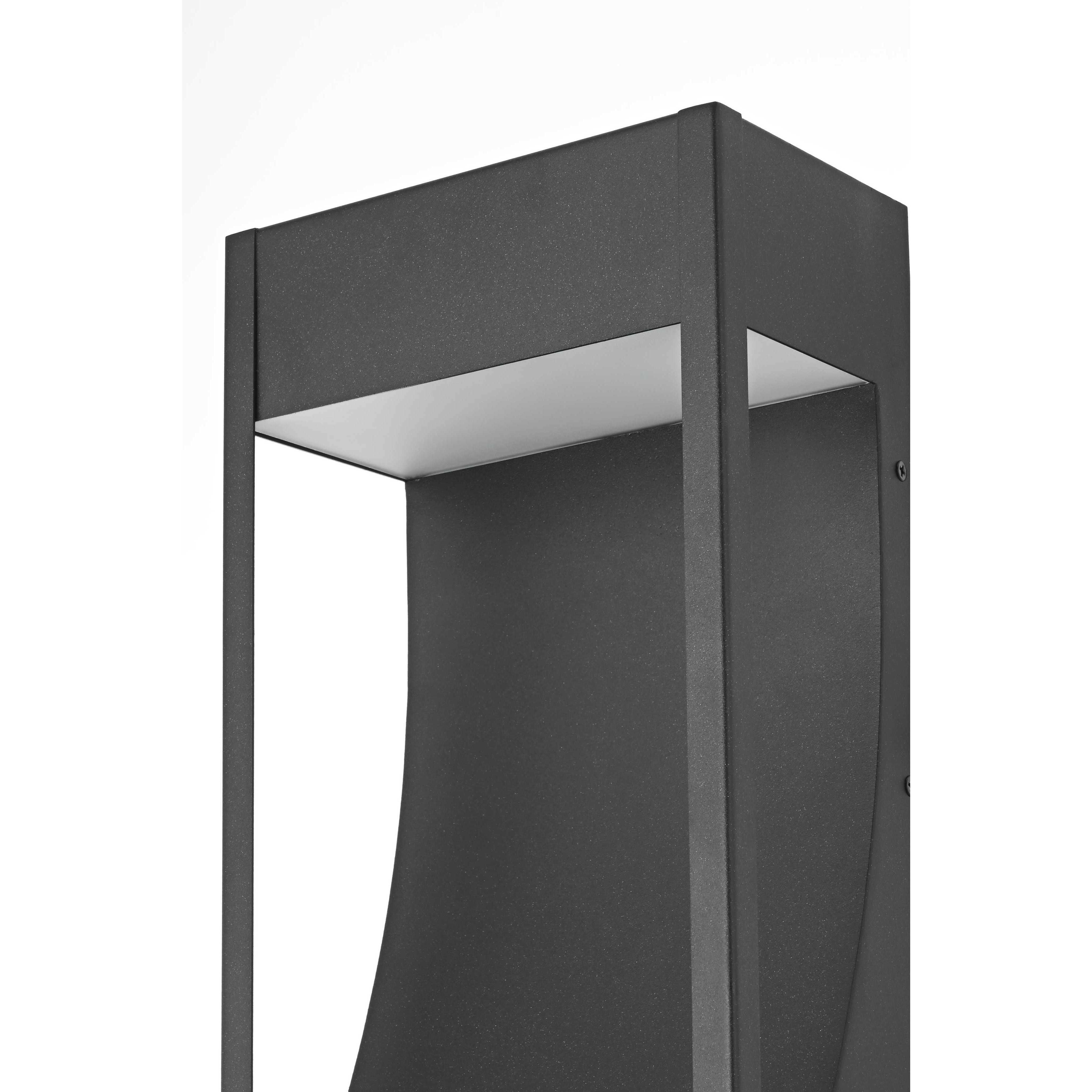 Adriel 1 Light 15 inch Black Outdoor Wall Sconce