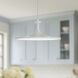 Alora Mood Issa LED 12 inch White Pendant Ceiling Light