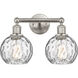 Edison Athens Water Glass 2 Light 15.00 inch Bathroom Vanity Light