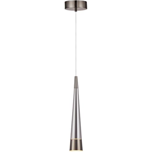 Sunnyvale LED 2.5 inch Pearl Black and Smoke Down Pendant Ceiling Light