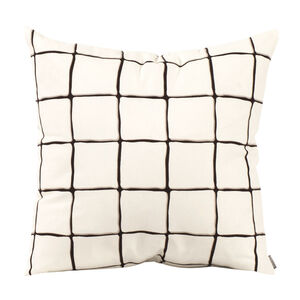 Square 20 inch Lattice Onyx Pillow, with Down Insert
