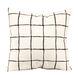 Square 20 inch Lattice Onyx Pillow, with Down Insert