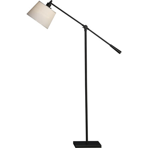 Real Simple 42.5 inch 100.00 watt Matte Black Powder Coat Floor Lamp Portable Light