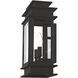 Princeton 2 Light 14 inch Black Outdoor Wall Lantern