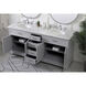 Americana 72 X 22 X 35 inch Grey Vanity Sink Set