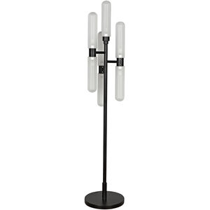 Dominique 68 inch 25.00 watt Matte Black Floor Lamp Portable Light