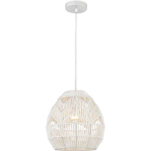 Galesberg St 1 Light 11.8 inch White Mini Pendant Ceiling Light